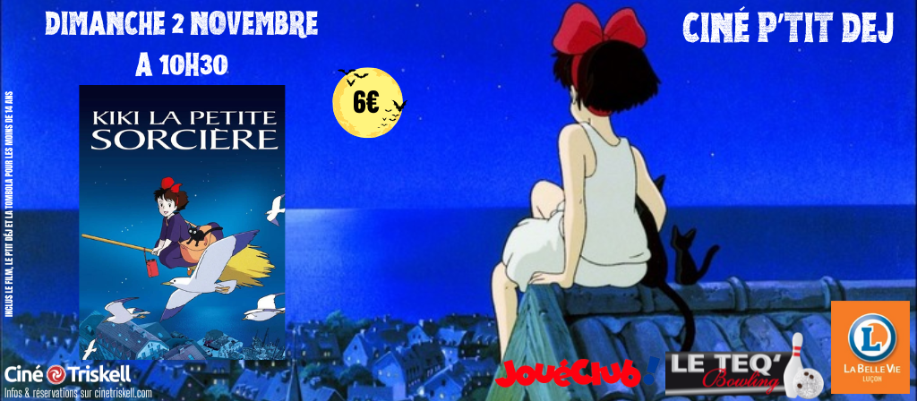 actualité Ciné p'tit dej Kiki la petit sorcière