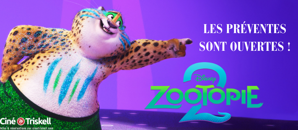 actualité RESERVATION ZOOTOPIE 2